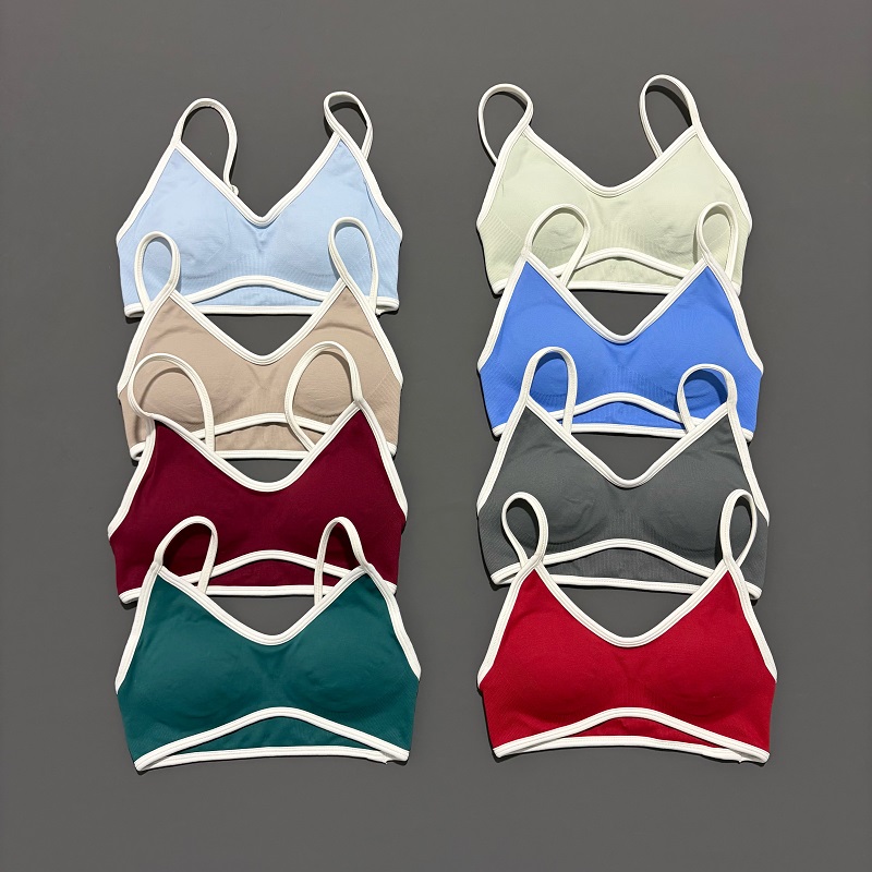 Sports Bra High Impact - HISTELLO Sports Bra Women Sexy Knitted
