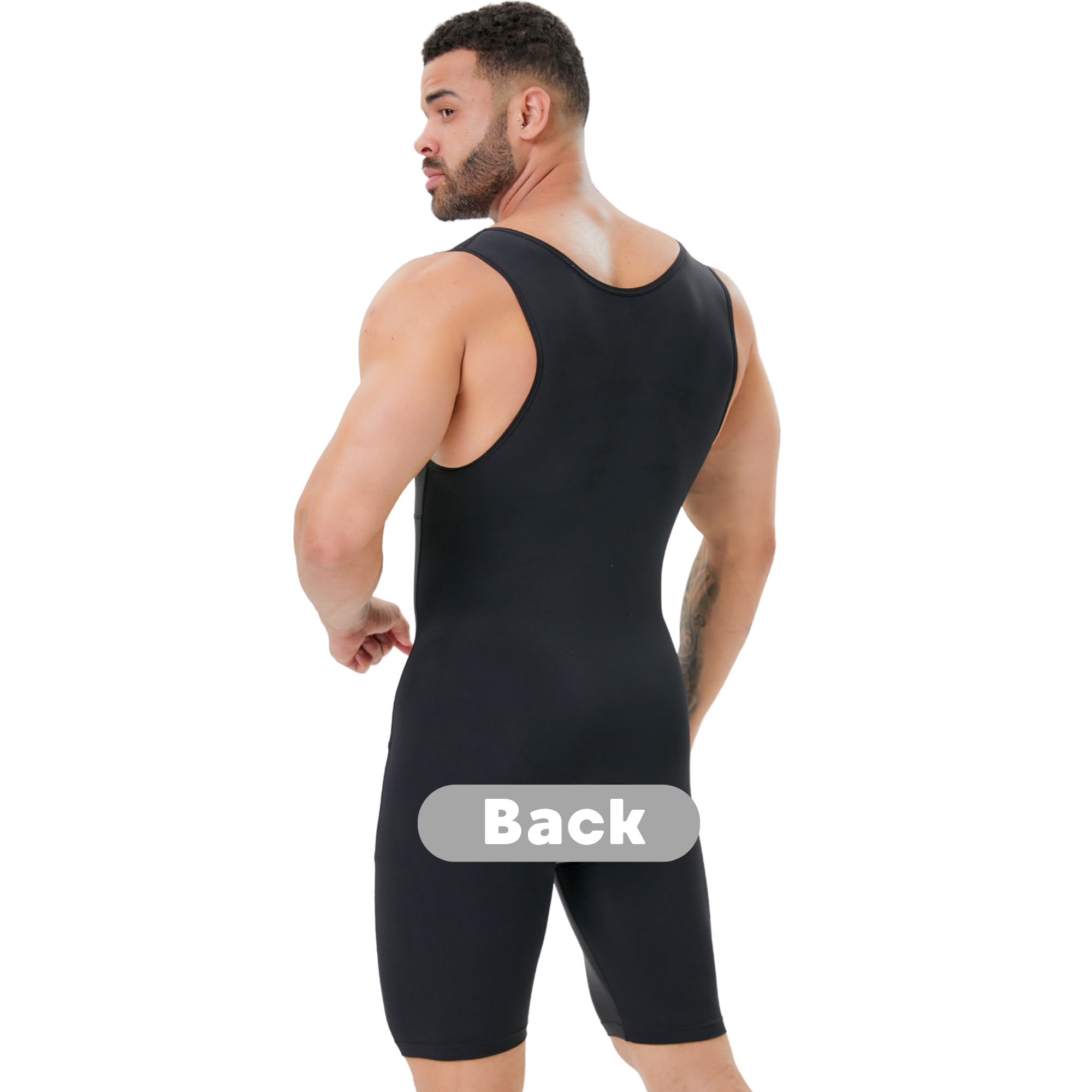 Men's Double Layer Tummy Contr - Shapewear Bodysuit Firm recensione e prezzo