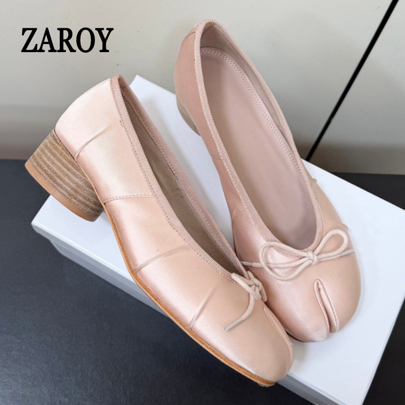 Split Toe Tabi Women's Pumps A - Slip Dress Satin recensione e prezzo
