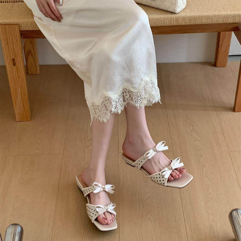 Summer Polka Dot Women Slipper - Slip Dress Satin recensione e prezzo