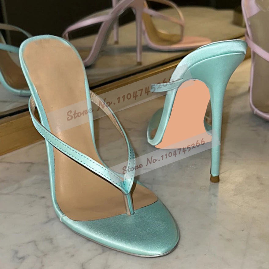 Light Green Satin Clip Toe Hig - Slip Dress Satin recensione e prezzo
