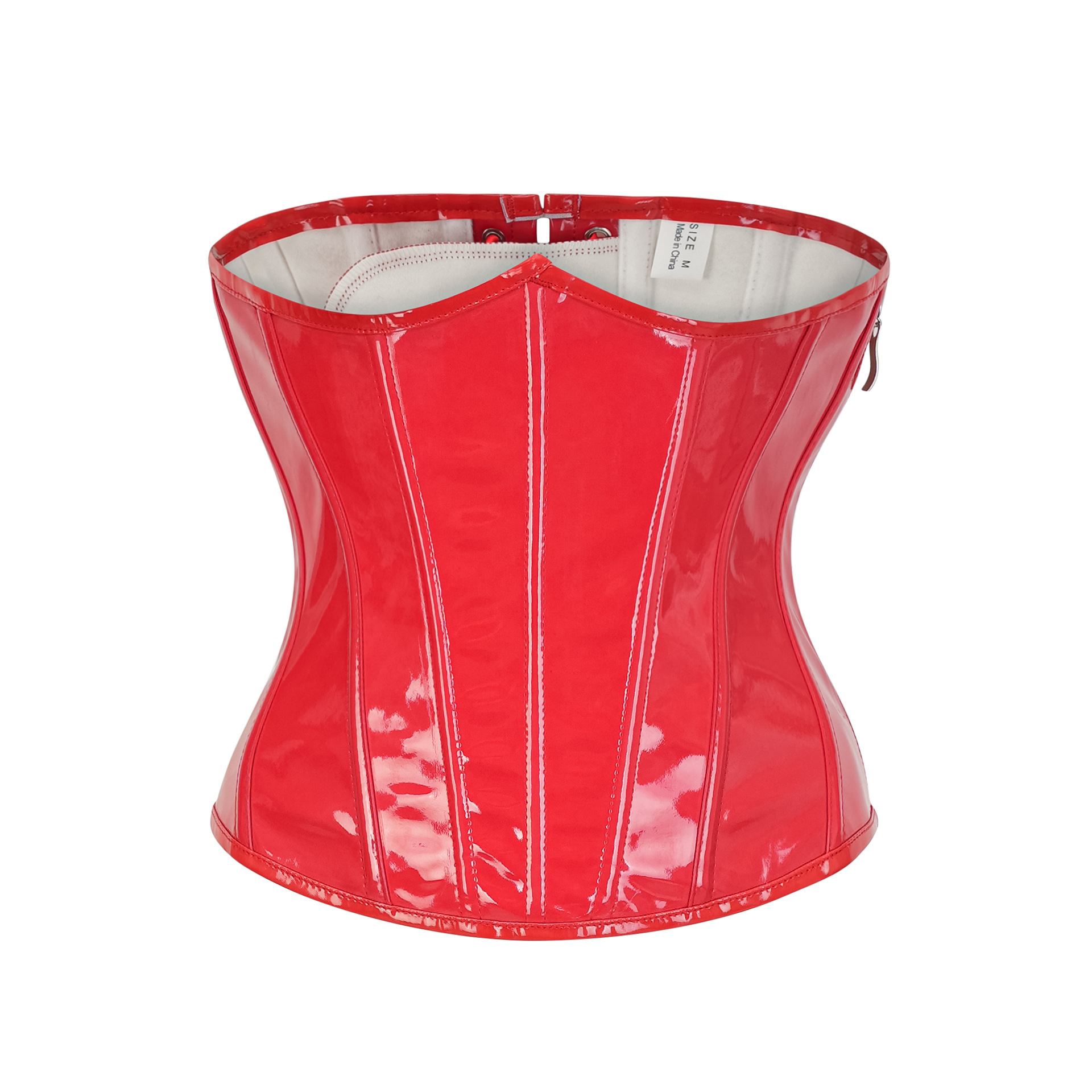 Steampunk Red PU Leather Side  - Corset Waist Cinch recensione e prezzo