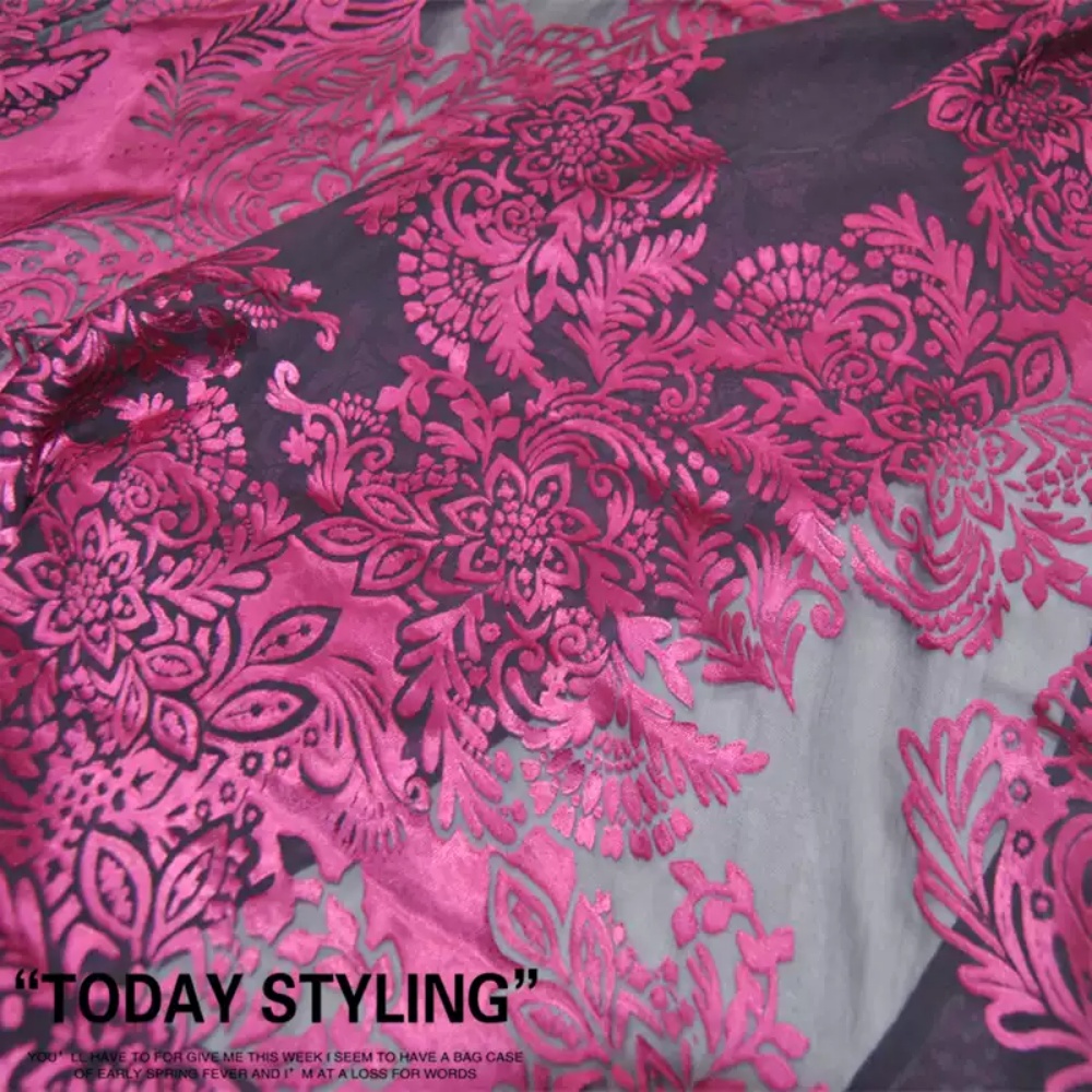 Fashion Large Pink Flower Desi - Robe Silk Women recensione e prezzo