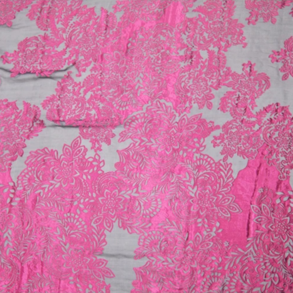 Fashion Large Pink Flower Desi - Robe Silk Women recensione e prezzo
