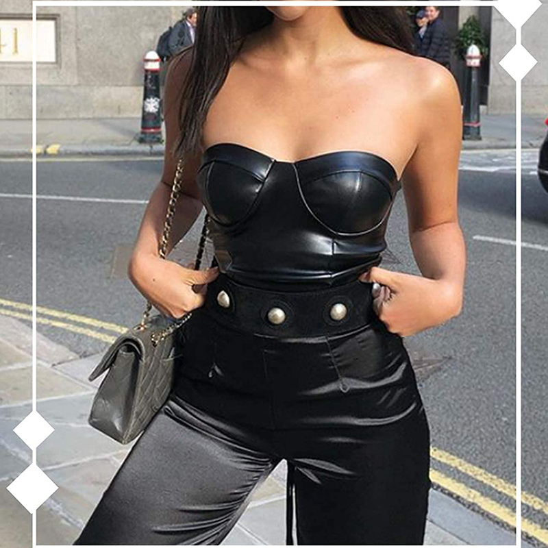 Women Leather Corset Bustiers  - Corset Waist Cinch recensione e prezzo