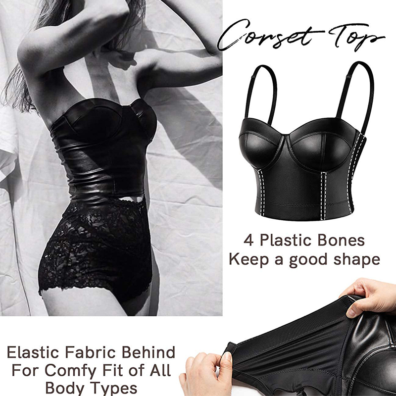 Women Leather Corset Bustiers  - Corset Waist Cinch recensione e prezzo