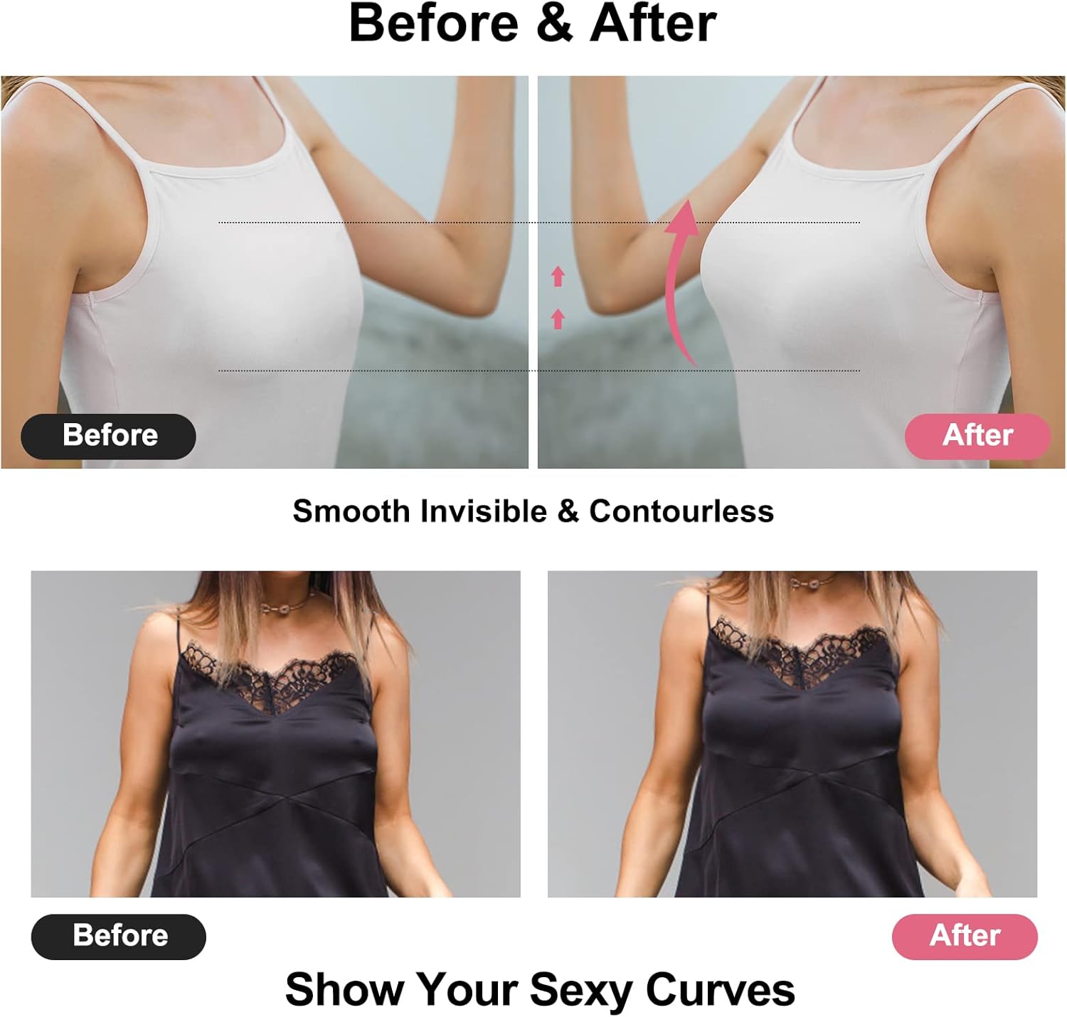 Sticky Bra Push Up Adhesive Br - Silicone Bra Adhesive recensione e prezzo