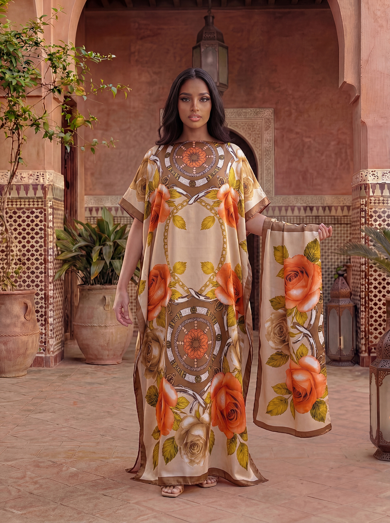 New Style Long Loose Silk Blen - Robe Silk Women recensione e prezzo