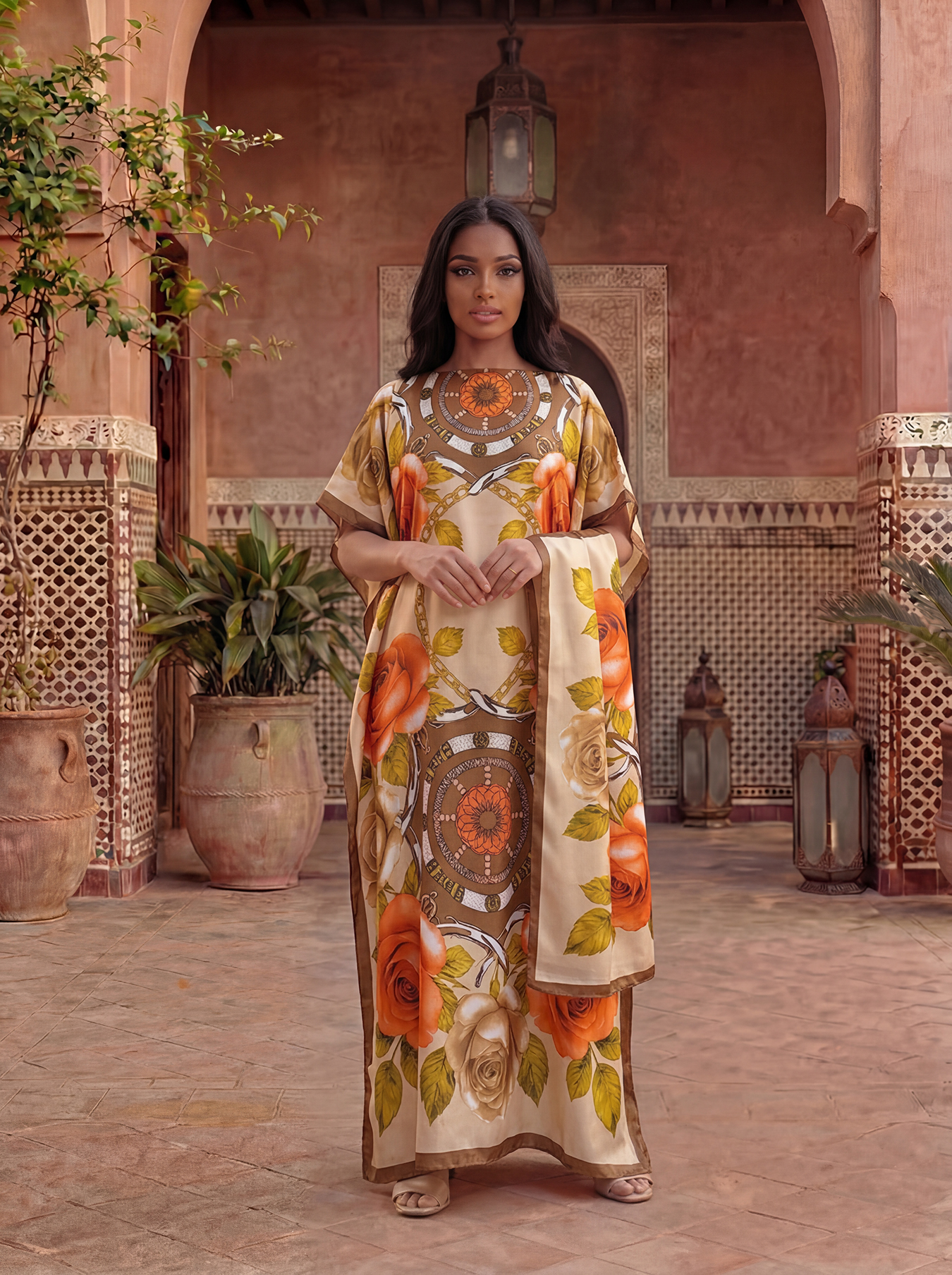 New Style Long Loose Silk Blen - Robe Silk Women recensione e prezzo