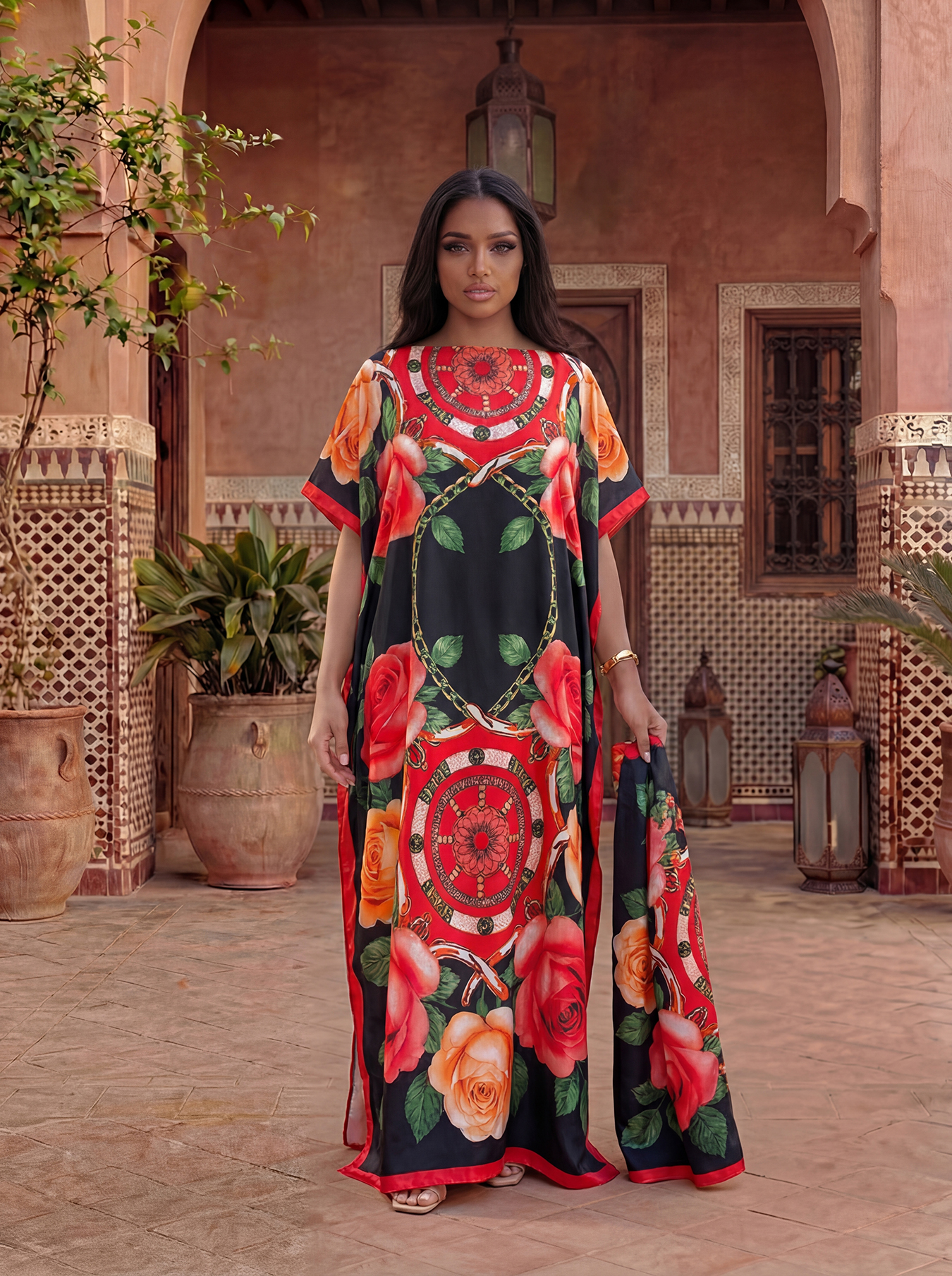 New Style Long Loose Silk Blen - Robe Silk Women recensione e prezzo