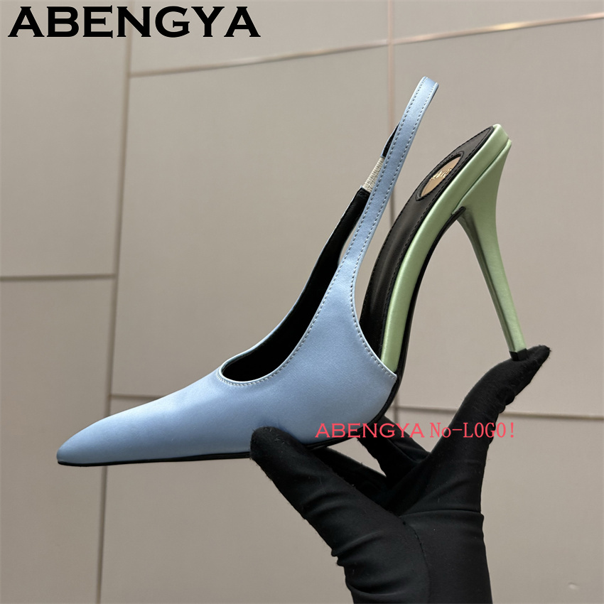 Multi-color Satin Pointy Toe T - Slip Dress Satin recensione e prezzo