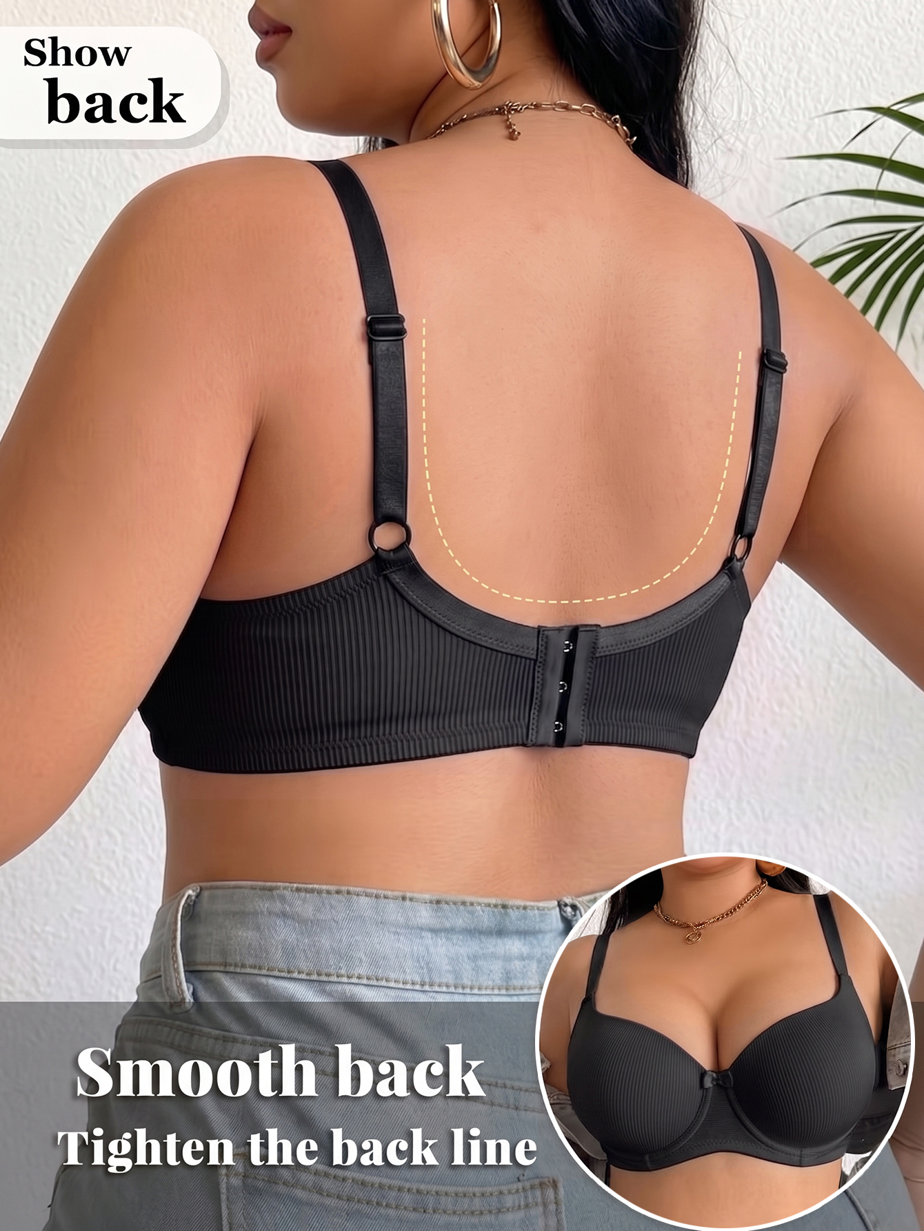Plus Size Anti-Sagging Women B - Push Up Bra Padded recensione e prezzo