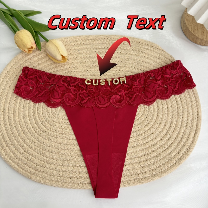 Personalized Custom Thong Name - Thong Bikini Women recensione e prezzo