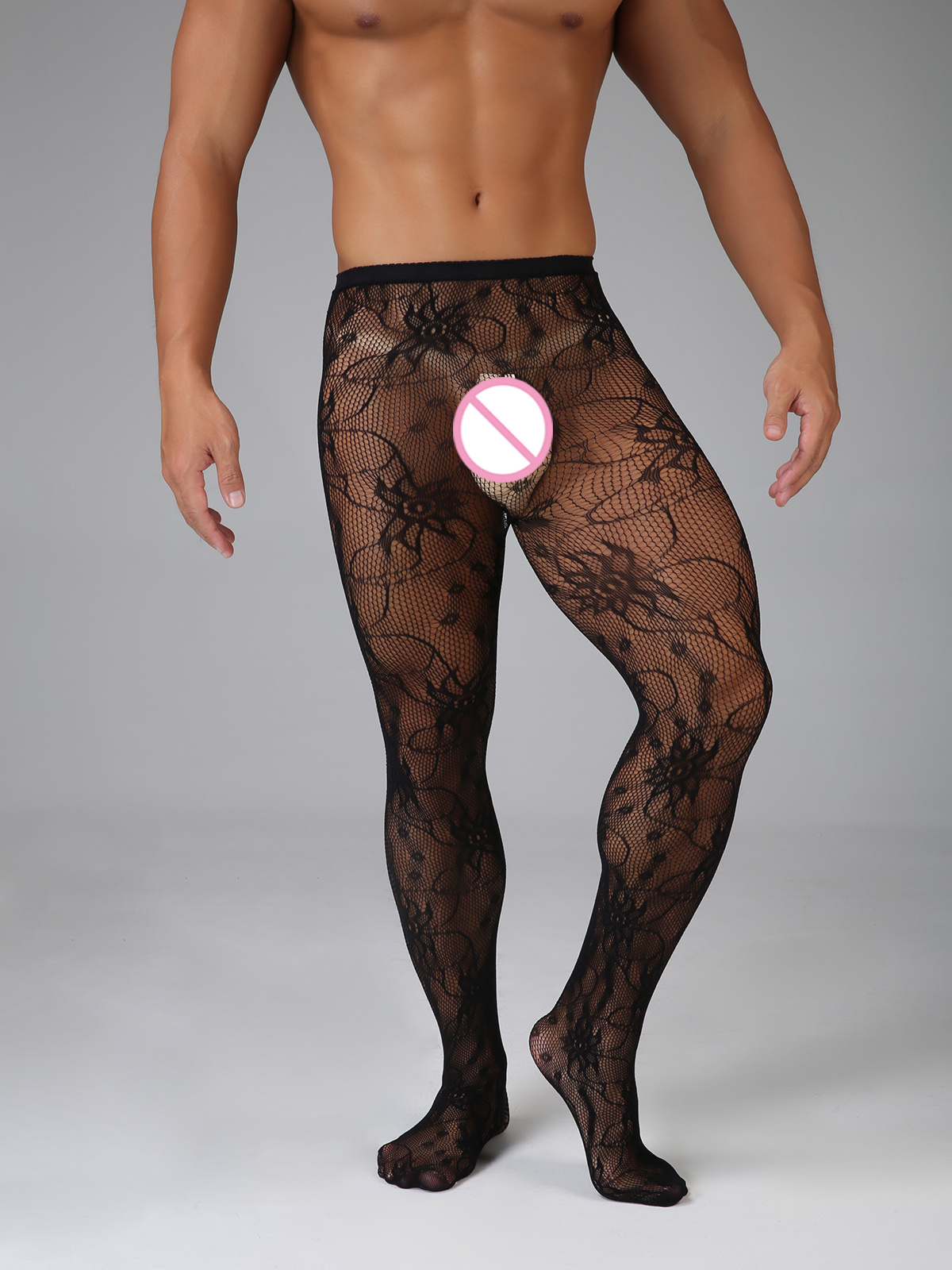 Long Fishnet Sexy Men Thigh Hi - Bodystocking Fishnet recensione e prezzo