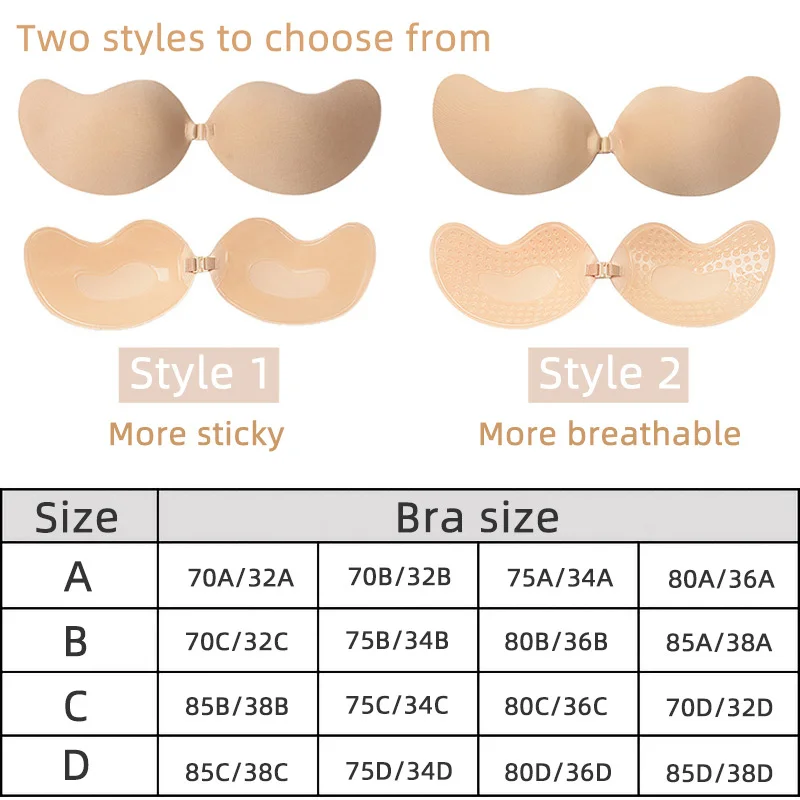 Sexy Women's bra Invisible Pus - Silicone Bra Adhesive recensione e prezzo