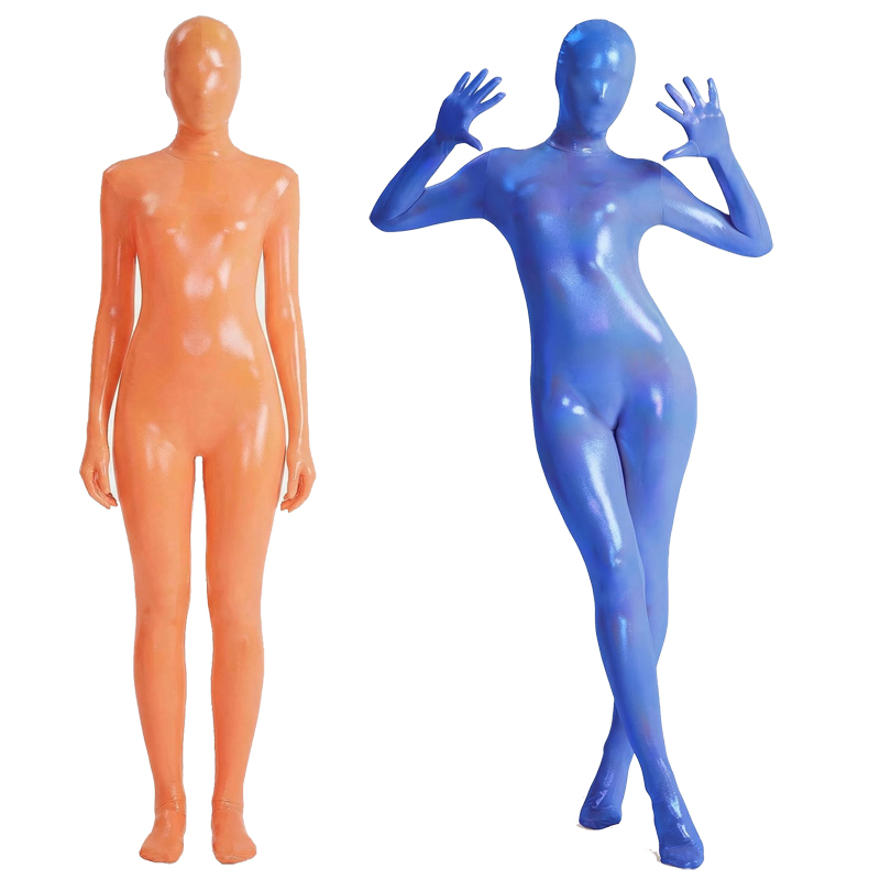 Women Shiny Gradient Zentai Bo - Shapewear Bodysuit Firm recensione e prezzo