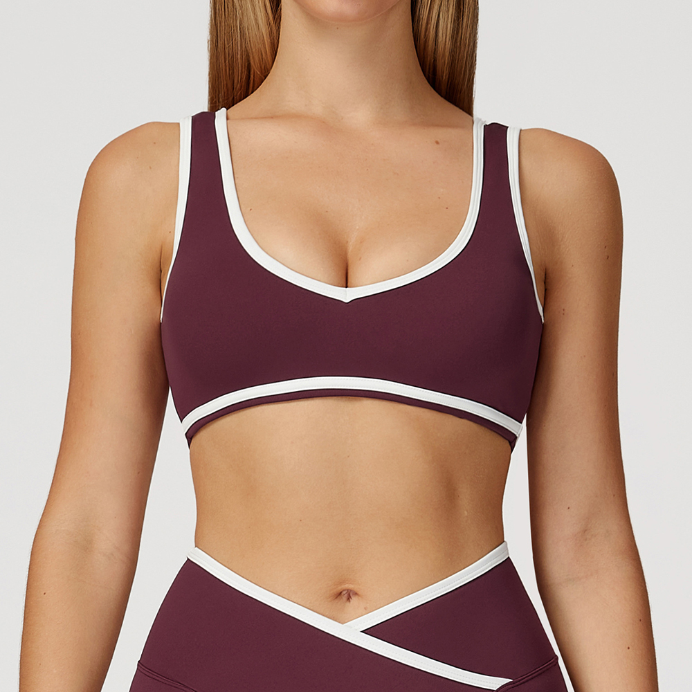 V-Neck Sports Bra Women Top Pu - Push Up Bra Padded recensione e prezzo