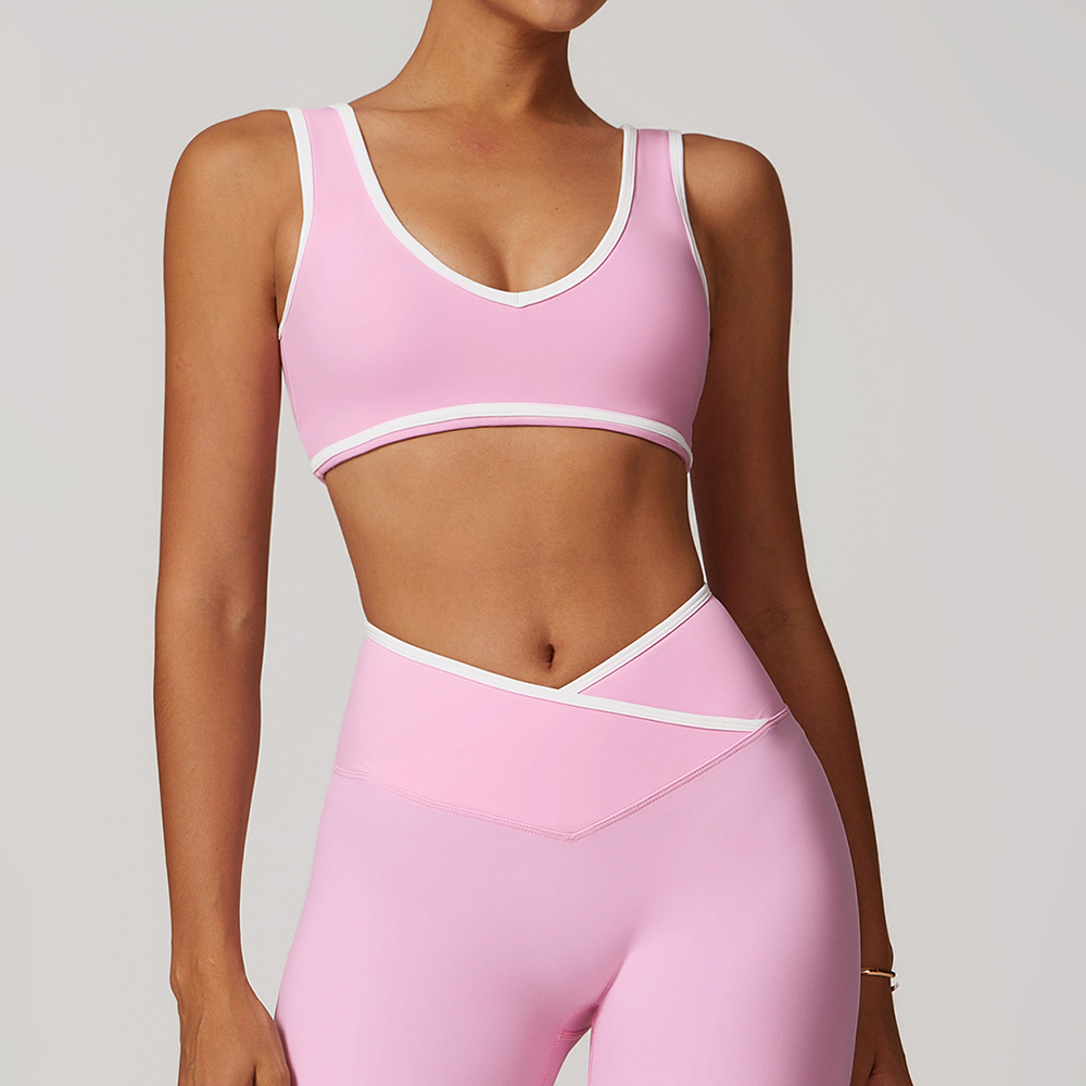 V-Neck Sports Bra Women Top Pu - Push Up Bra Padded recensione e prezzo