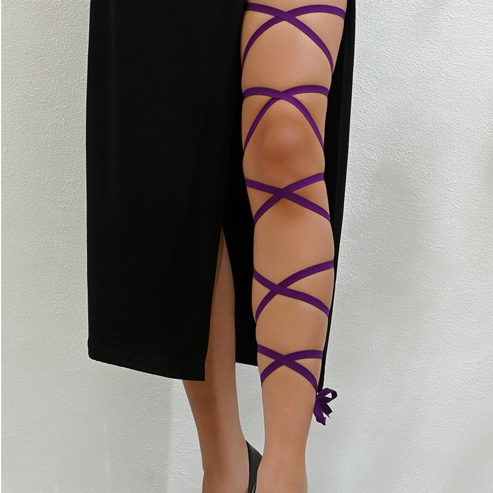 Punk Arm Wrap Elastic Crossed  - Garter Belt Set recensione e prezzo