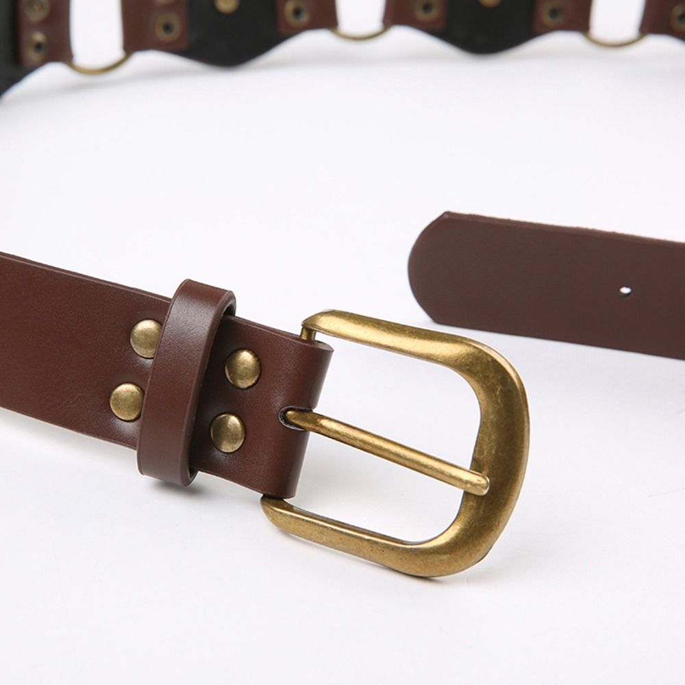 Grommet PU Leather Waist Belt  - Corset Waist Cinch recensione e prezzo