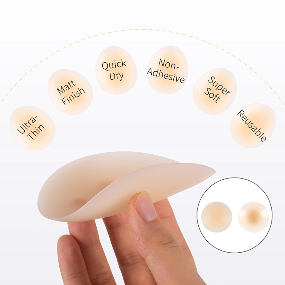 No Glue Self Adhesive Nipple C - Silicone Bra Adhesive recensione e prezzo