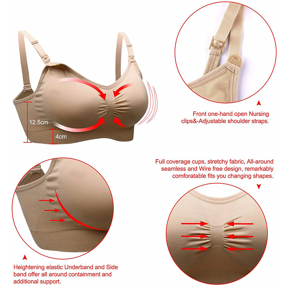 Womens Maternity  Nursing Bra  - Nursing Bra Sleep recensione e prezzo