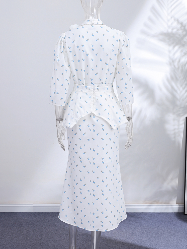 Elegant Women Floral Dress Dar - Corset Waist Cinch recensione e prezzo