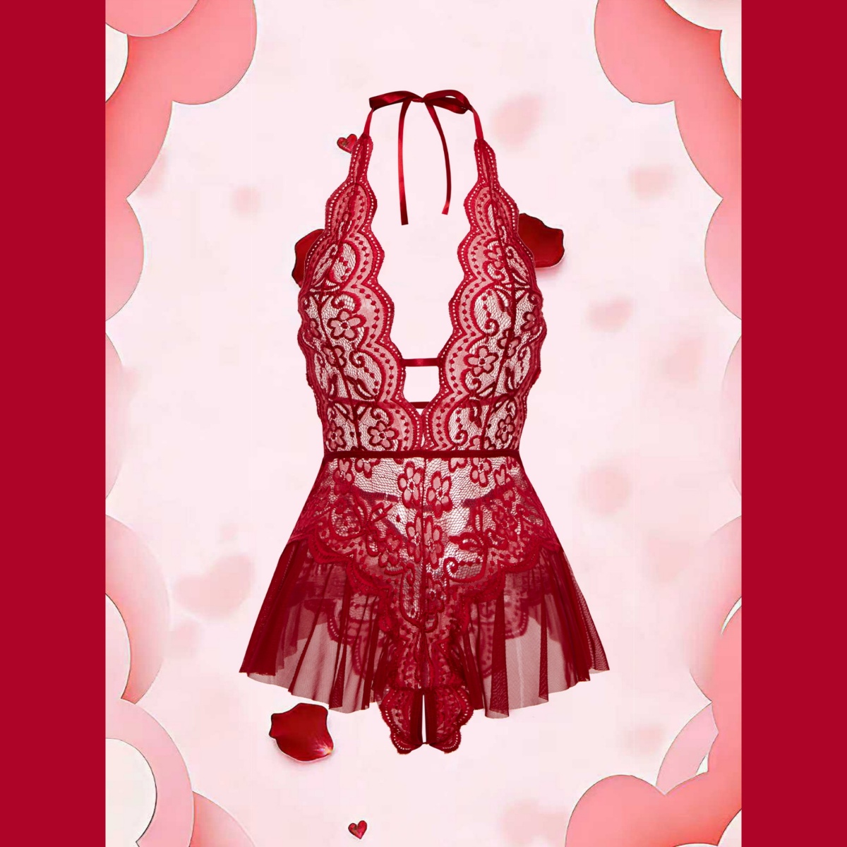 Erotic Crotchless Hot Lingerie - Lace Teddy Lingerie recensione e prezzo