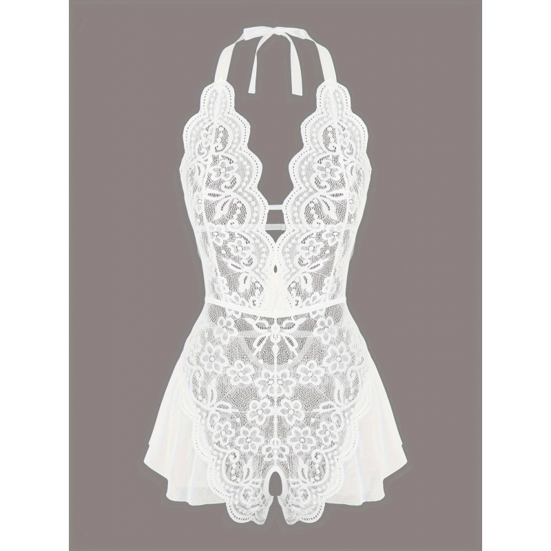 Charming Lace Mesh Teddy, Scal - Lace Teddy Lingerie recensione e prezzo