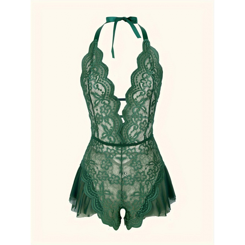 Charming Lace Mesh Teddy, Scal - Lace Teddy Lingerie recensione e prezzo