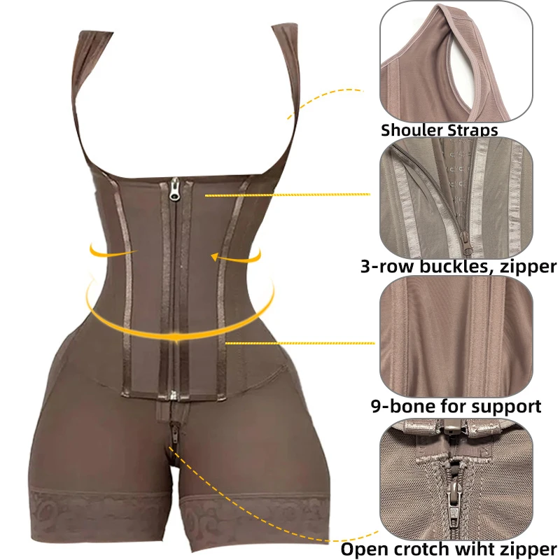Body Shaper Women Colombian Fa - Shapewear Bodysuit Firm recensione e prezzo