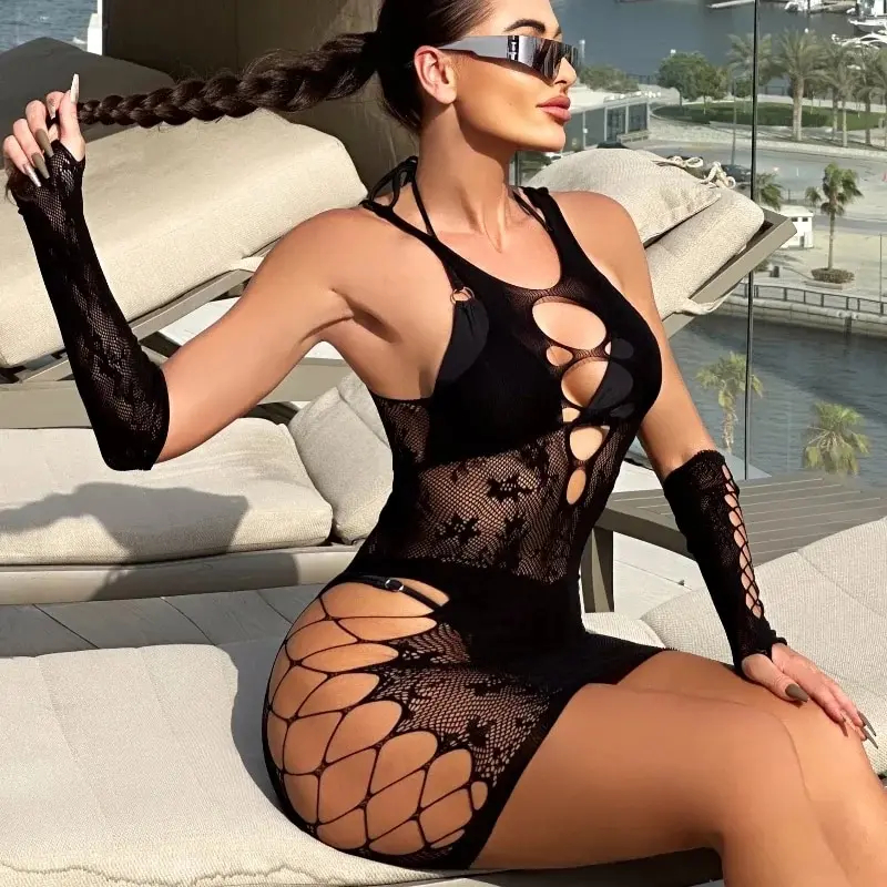 Simplejewel Women Fishnet Beac - Bodystocking Fishnet recensione e prezzo