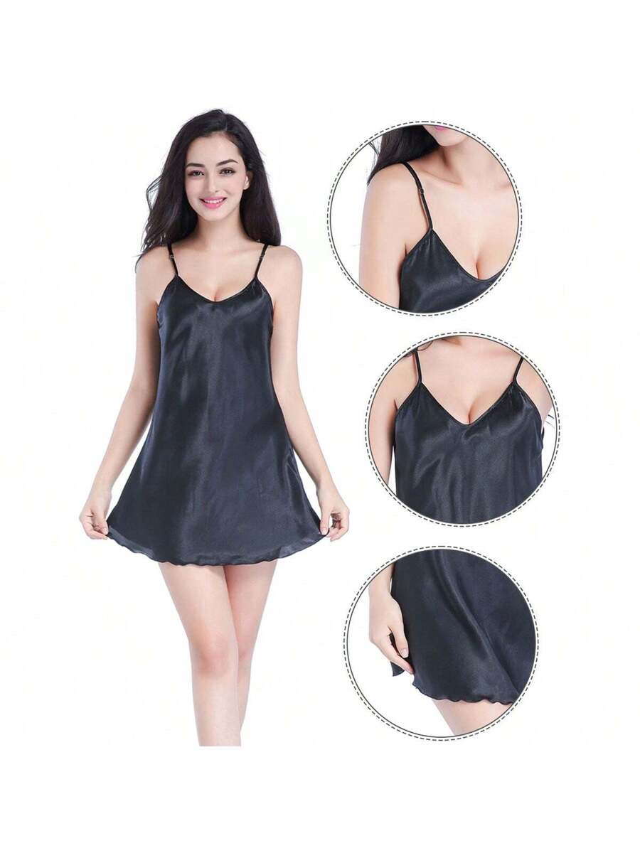Women Satin Chemise Nightgown  - Slip Dress Satin recensione e prezzo
