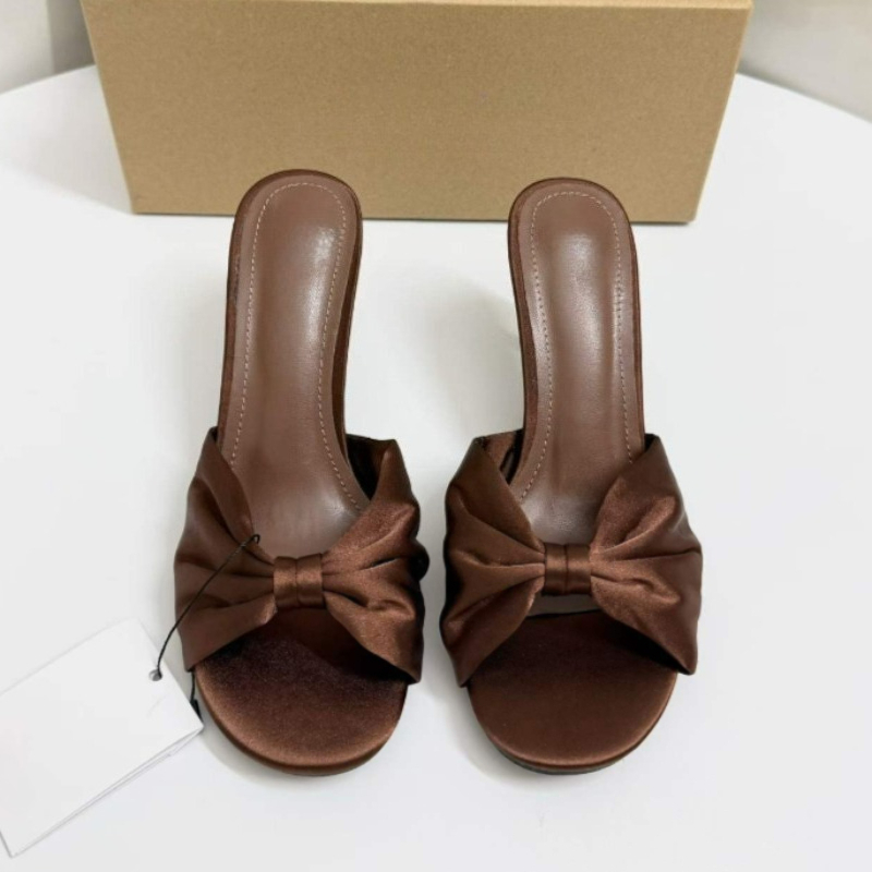 Satin Bow Mules High Heels For - Slip Dress Satin recensione e prezzo
