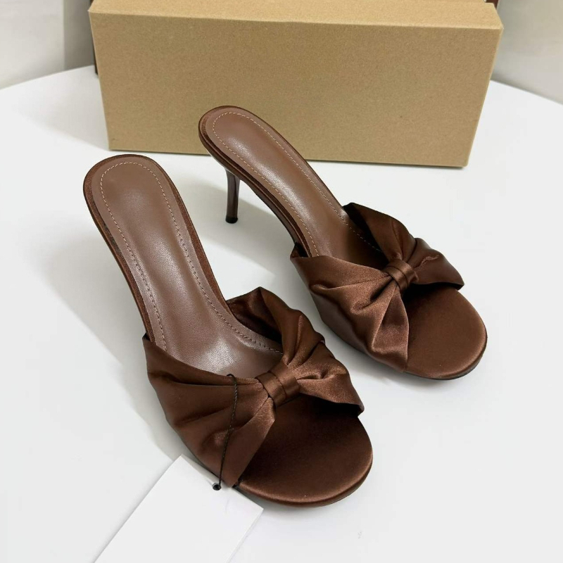 Satin Bow Mules High Heels For - Slip Dress Satin recensione e prezzo