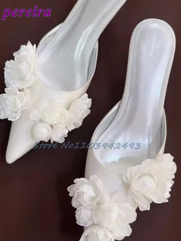 Multi Flower Wedding Sandals S - Slip Dress Satin recensione e prezzo