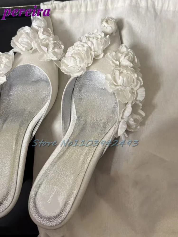 Multi Flower Wedding Sandals S - Slip Dress Satin recensione e prezzo