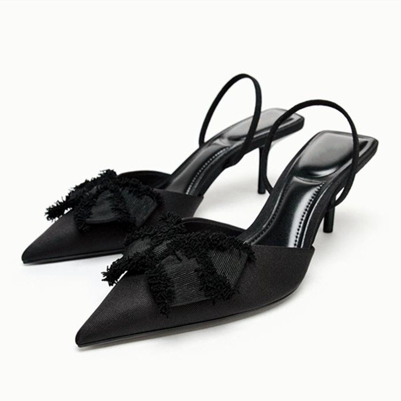 Fashion Black Satin Butterfly  - Slip Dress Satin recensione e prezzo