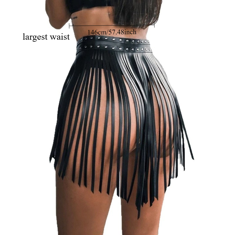 Women Gothic Bondage Skirt Bla - Garter Belt Set recensione e prezzo