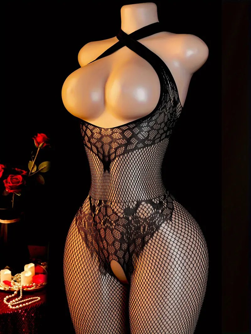 Sling Halter Neck Baby Dolls U - Bodystocking Fishnet recensione e prezzo