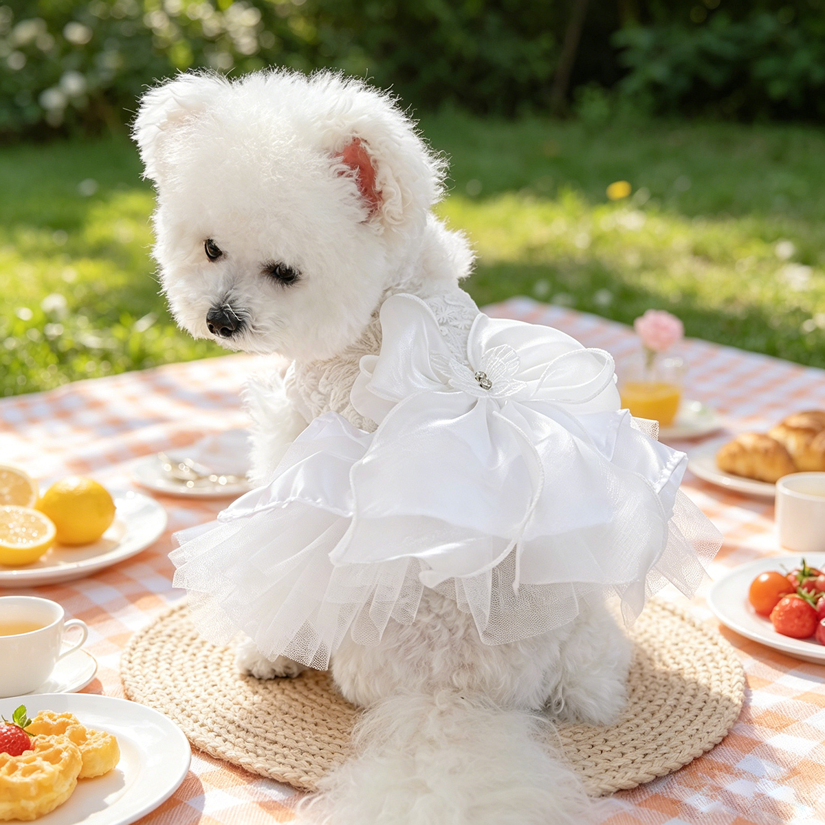 Elegant Lace Bow Pet Dress, Go - Lace Teddy Lingerie recensione e prezzo