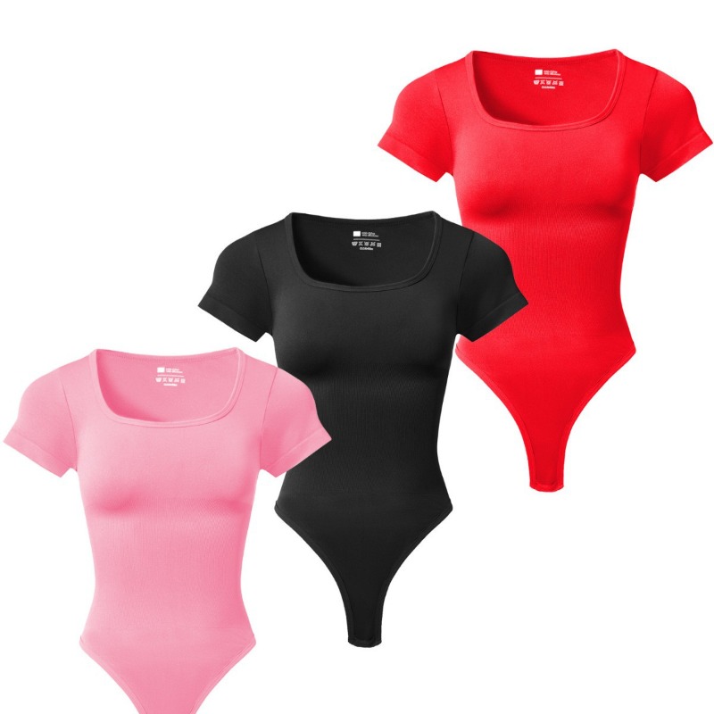 Women Plus Size Square Neck Sh - Shapewear Bodysuit Firm recensione e prezzo