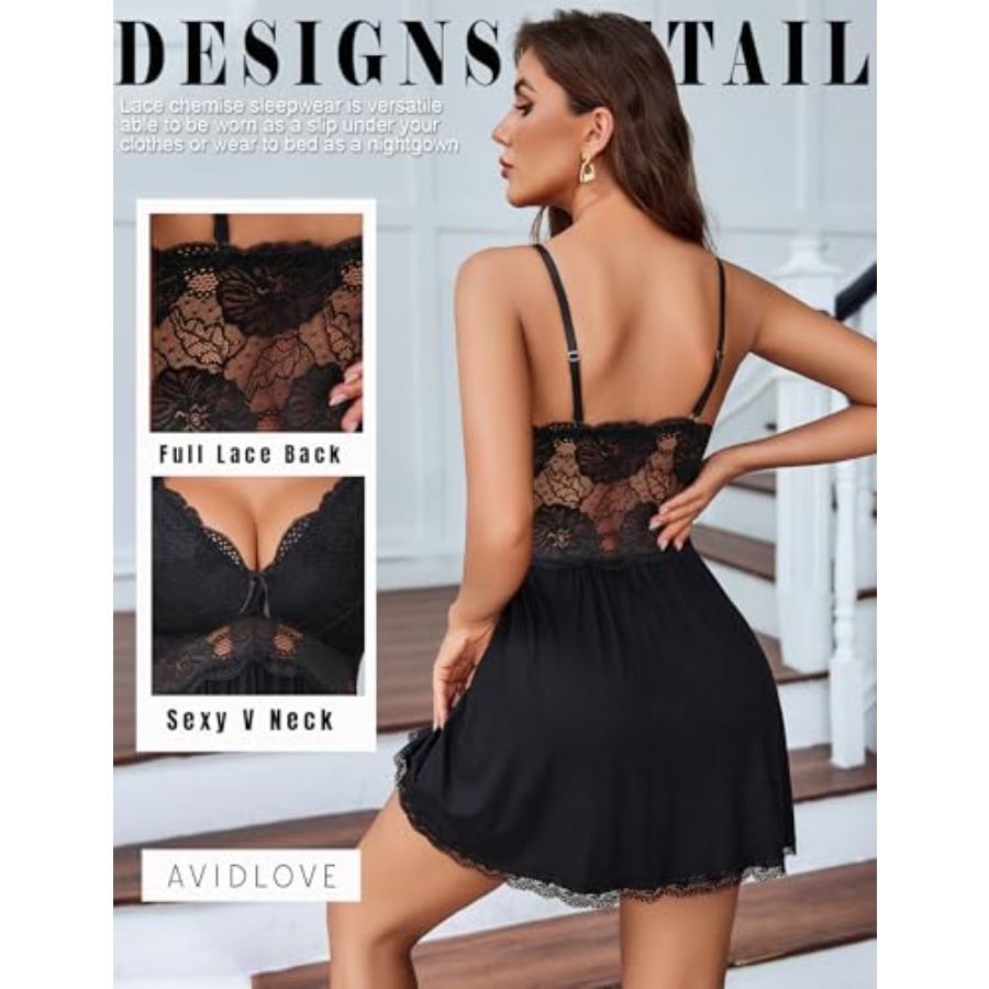 Avidlove Women Chemise Night G - Babydoll Chemise Night recensione e prezzo