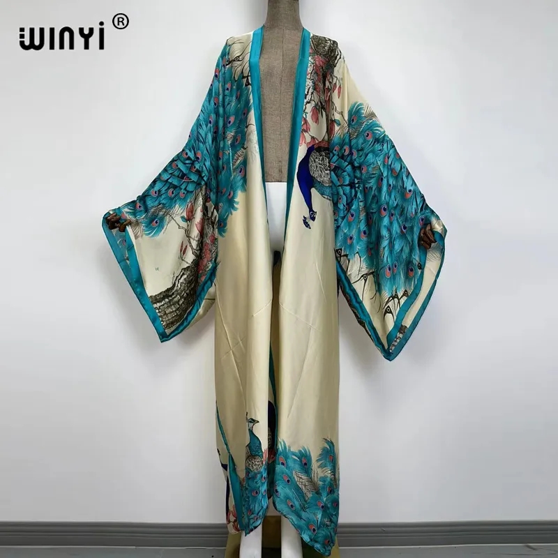 WINYI 2024 Summer Women Cardig - Robe Silk Women recensione e prezzo