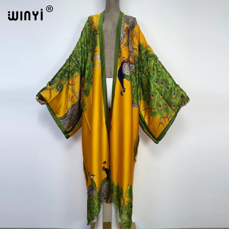 WINYI 2024 Summer Women Cardig - Robe Silk Women recensione e prezzo