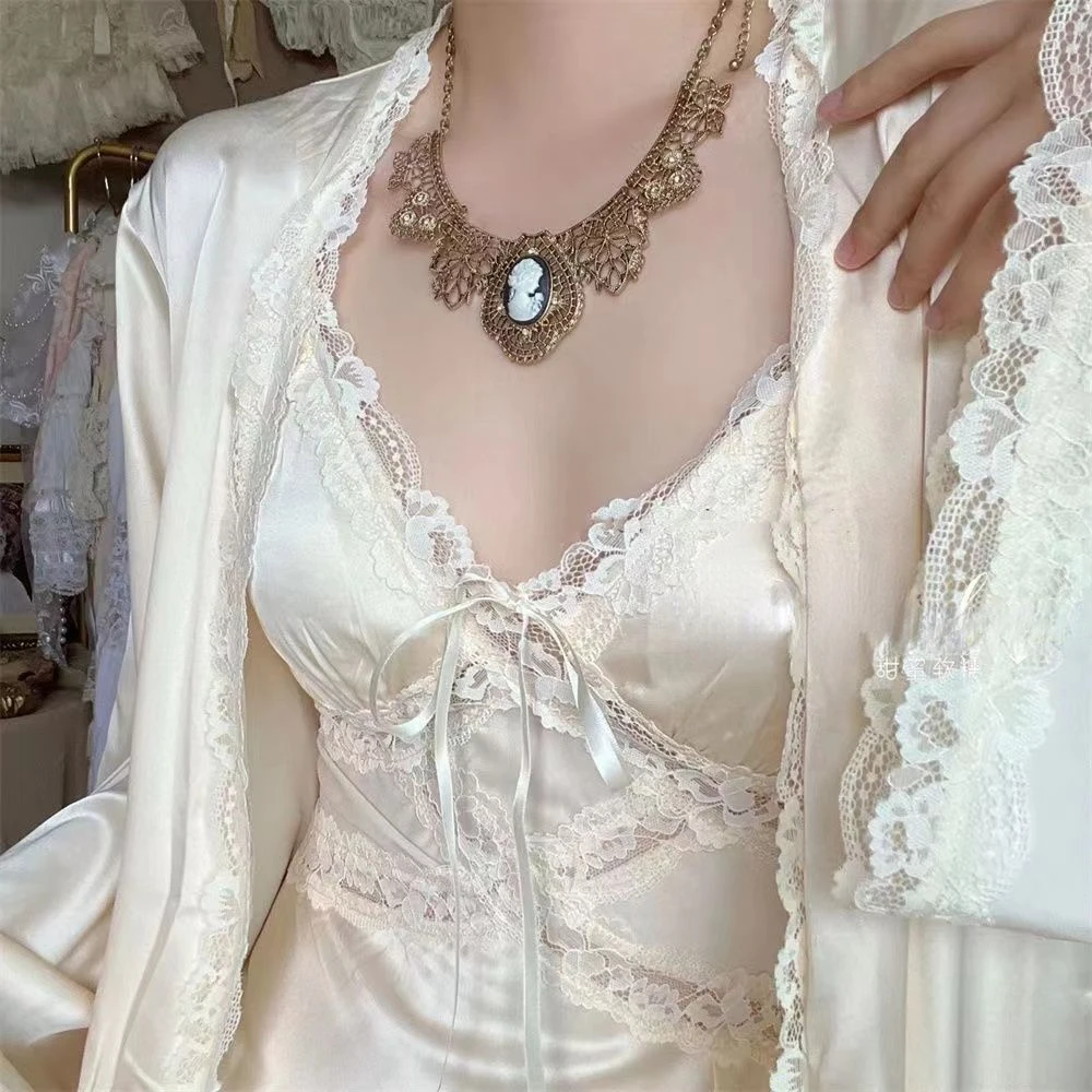 Silk Robe Gown Sets Women Gent - Robe Silk Women recensione e prezzo