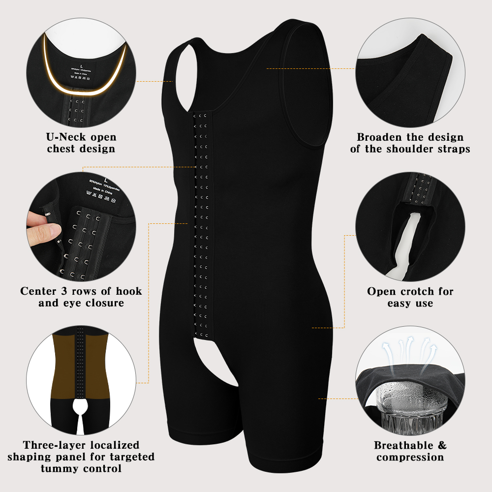 Men's Compression Shapewear  T - Shapewear Bodysuit Firm recensione e prezzo