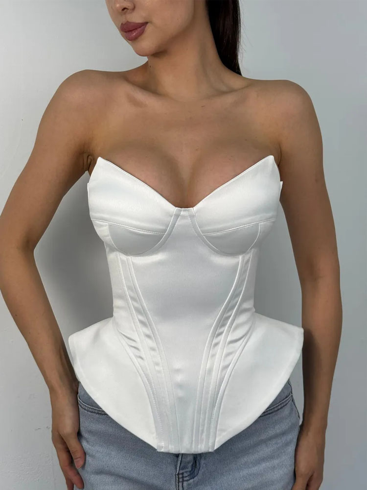 BKQU Sexy Fishbone Strapless C - Corset Waist Cinch recensione e prezzo
