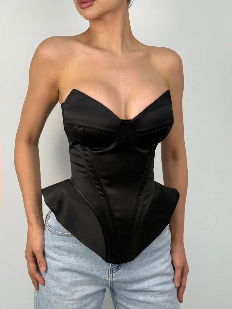 BKQU Sexy Fishbone Strapless C - Corset Waist Cinch recensione e prezzo