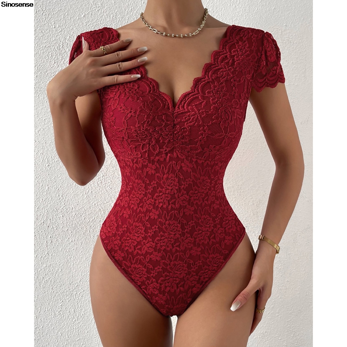 Womens Embroidery Floral Contr - Lace Teddy Lingerie recensione e prezzo